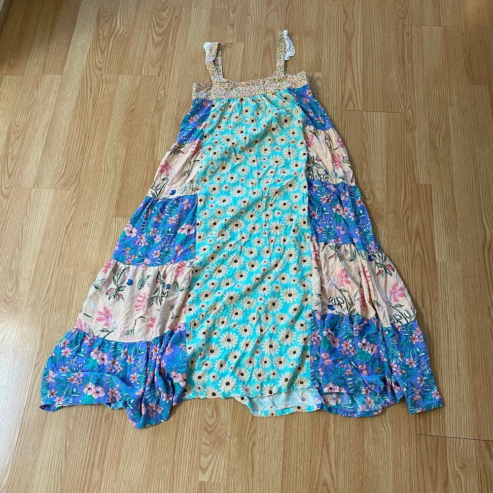 Handmade Boho Floral Dress Best Fit Size Small - Picture 6 of 6